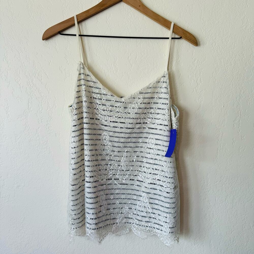 Maurice’s | lace stripe tank top